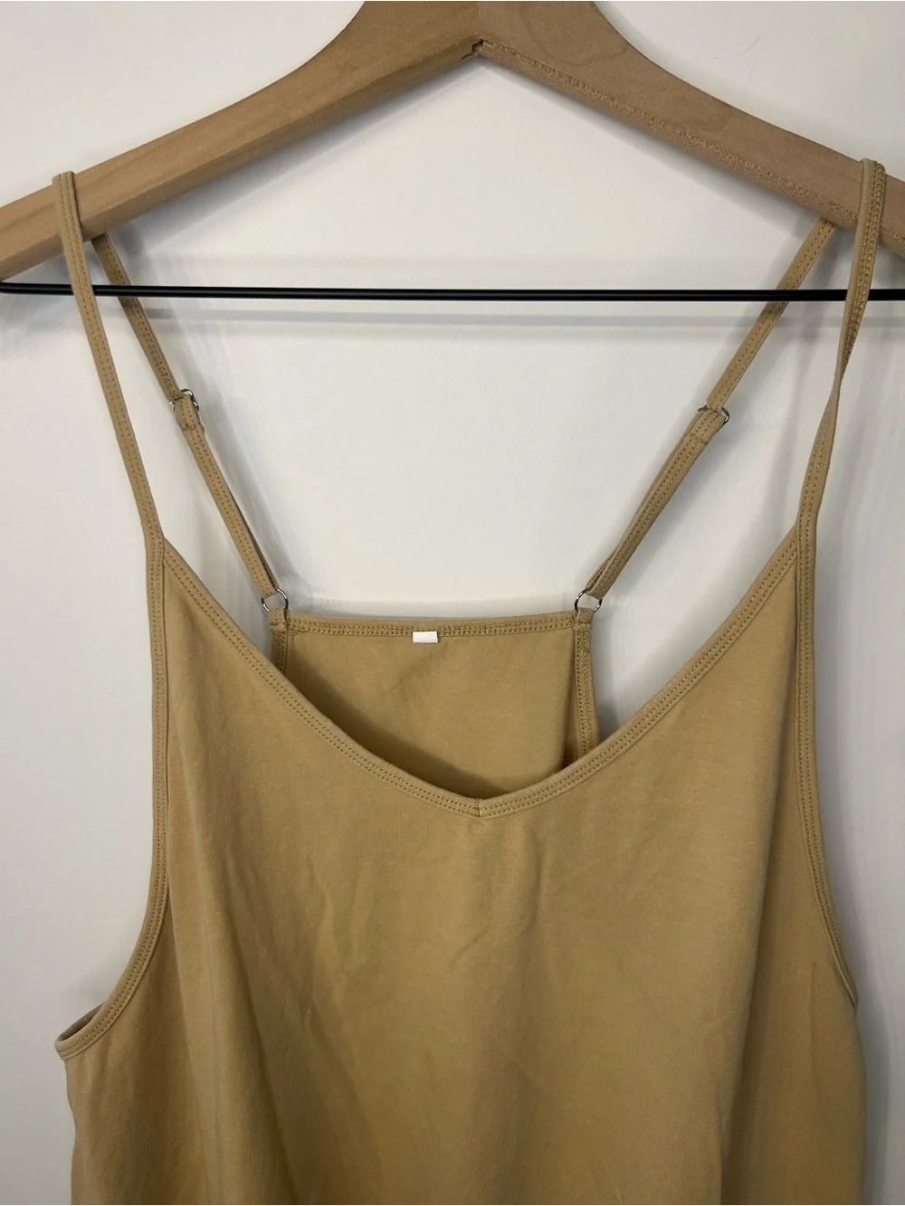 Minsure Women’s Khaki Sleeveless Romper, Size Large